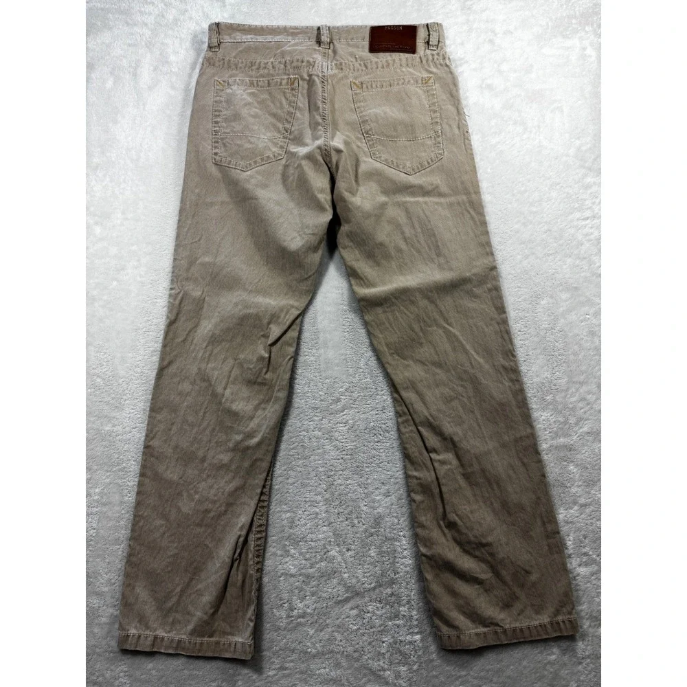 Camel Active Mens Hudson Corduroy Straight Tan Pants 33/30 Meas: 33x30